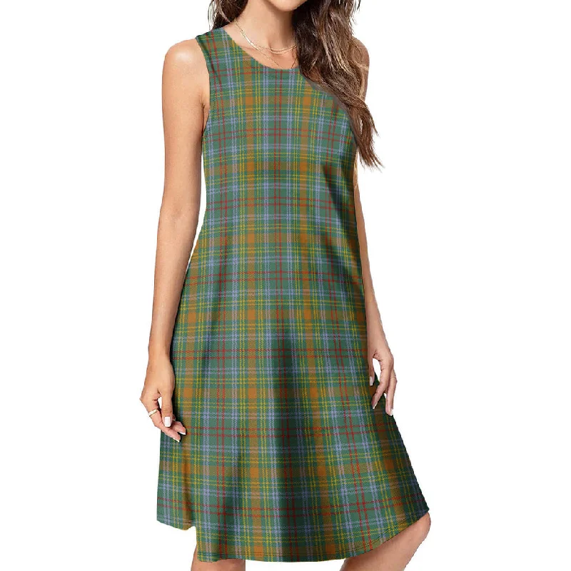 O'Brien Tartan Womens Casual Dresses Pastel unclassified dresses