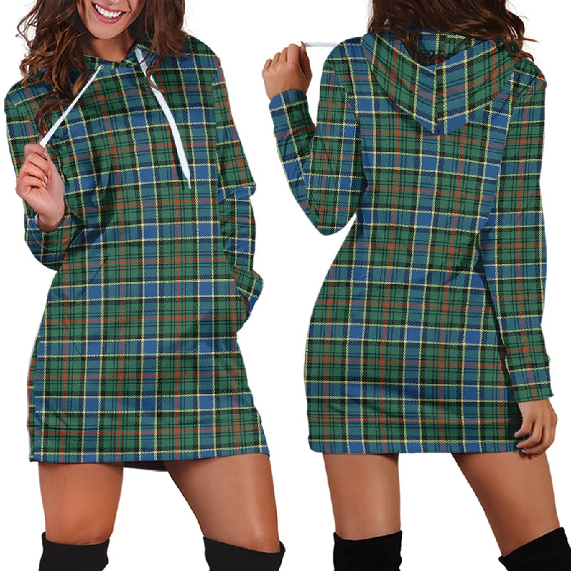 Ogilvie (Ogilvy) Hunting Ancient Tartan Hoodie Dress Short unclassified dresses