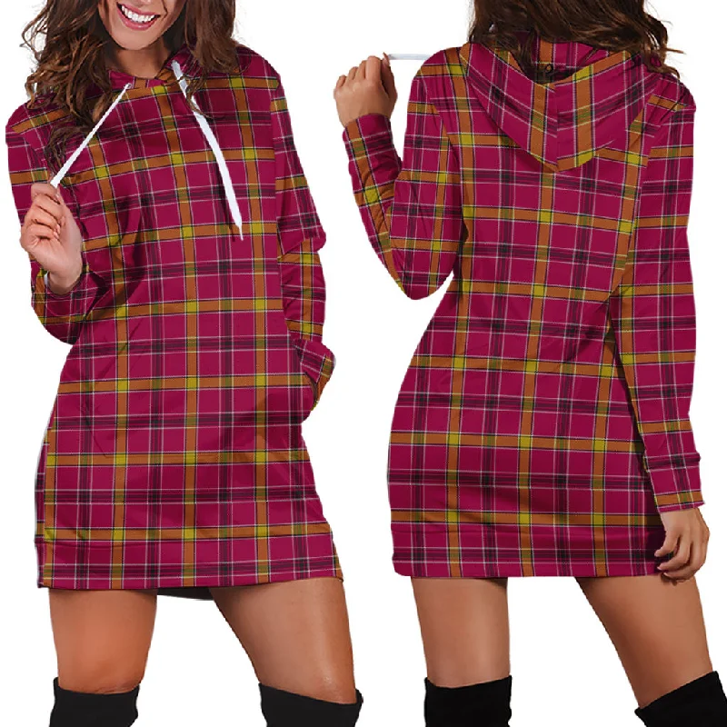 O'Meehan Tartan Hoodie Dress Discounted unclassified dresses