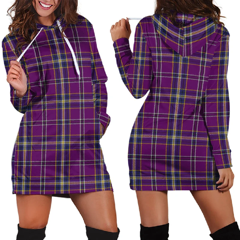 O'Riagain Tartan Hoodie Dress Boho unclassified dresses