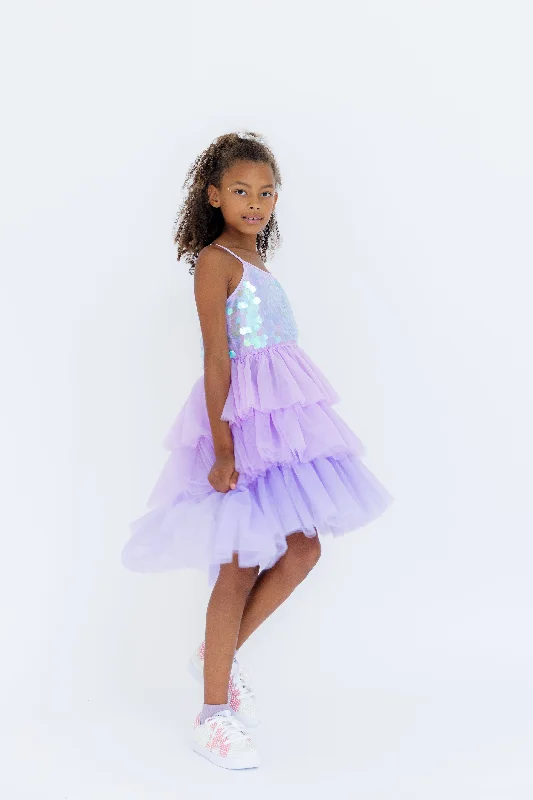 Lavender Paillette Ombre Tutu Dress Affordable unclassified dresses