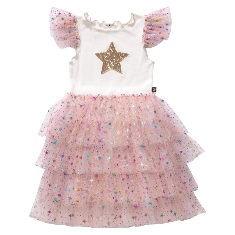 LEAH LAYERED METALLIC STARS TUTU DRESS Trendy unclassified dresses