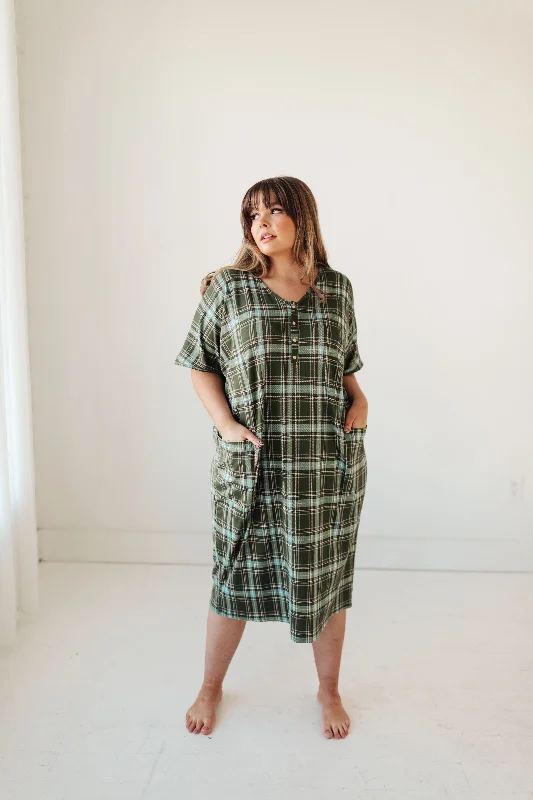 Pine Plaid | COCOON Plus size unclassified dresses