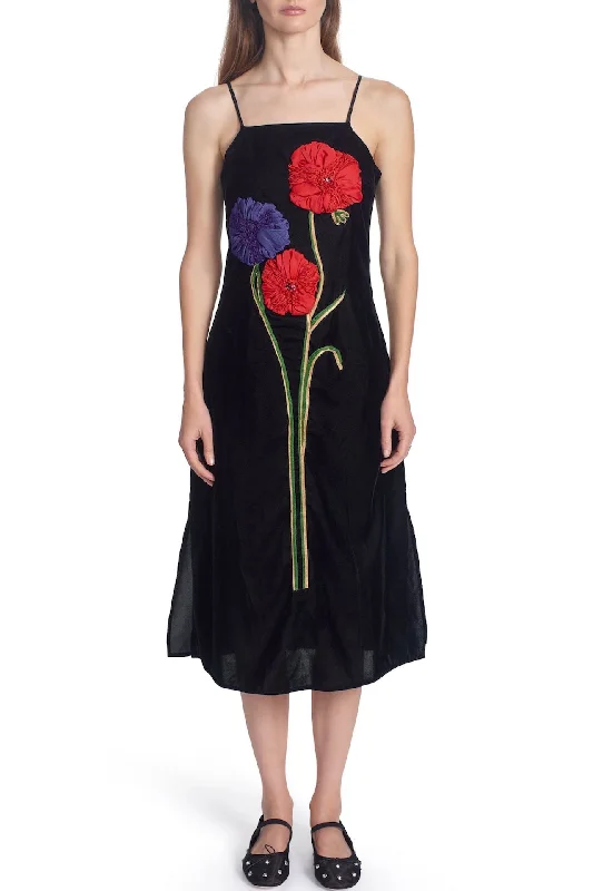 THE QUINN DRESS-Velvet Lightweight unclassified dresses