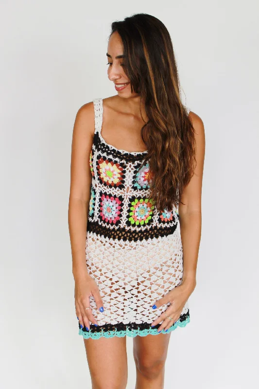 S/M- Crochet Dress Short unclassified dresses