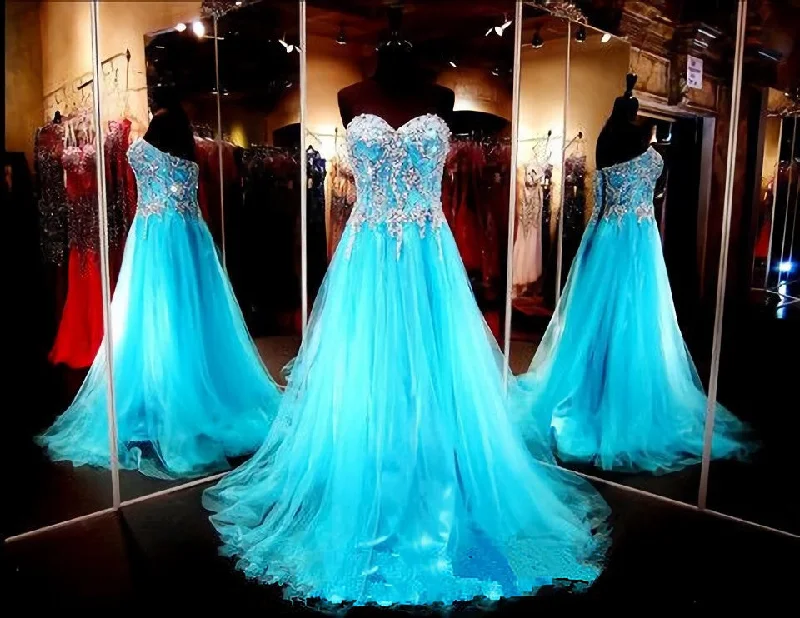 Sweetheart Beaded Illusion Fashion New Style Evening Dresses Beach unclassified dresses