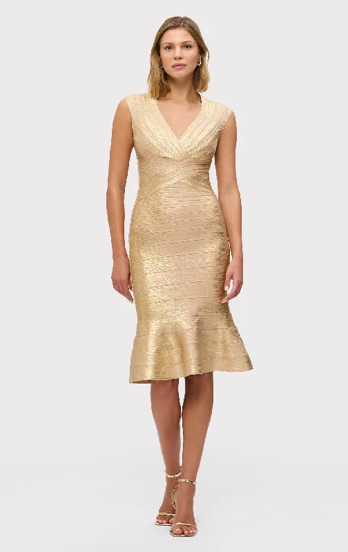 THE METALLIC SOPHIE DRESS Knitted unclassified dresses