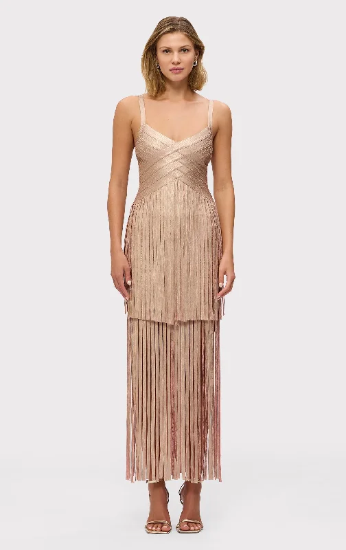 THE METALLIC VIVIENNE GOWN Club unclassified dresses