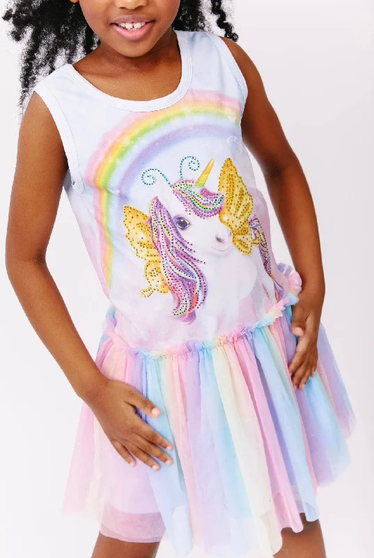 Unicorn Dreamland Crystal Dress Corset unclassified dresses