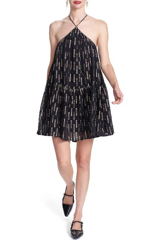 VANNA DRESS- Chandelier stripe Sequin unclassified dresses