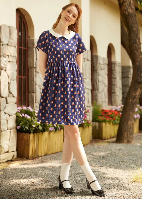 Whimsy & Wonder Collar Empire Dress Knitted unclassified dresses