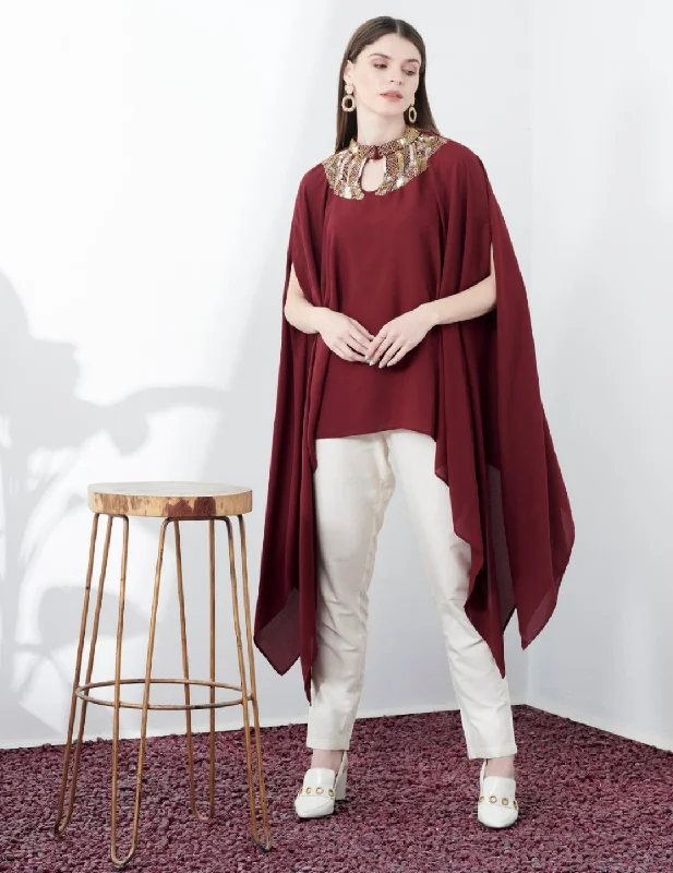 Wine Cleopatra Tunic/Kaftan Winter unclassified dresses