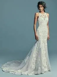 Maggie Sottero Kendall Lace Mermaid Lace Dress Summer