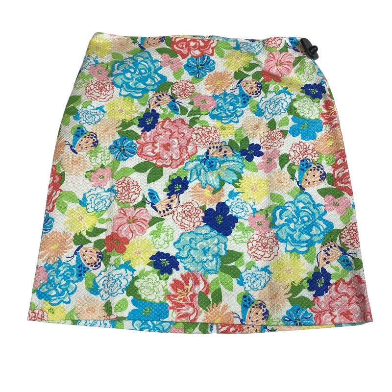 Skirt Mini & Short By Talbots O  Size: L Printed Denim Skirt