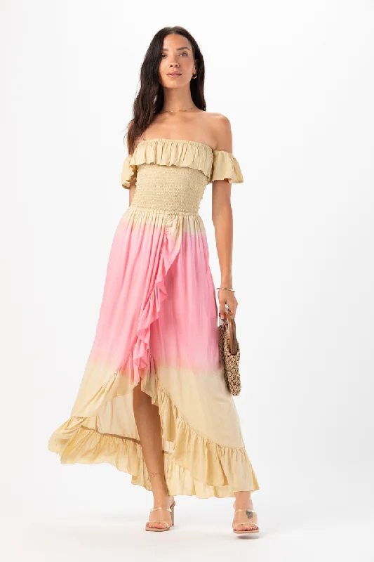 Mackenna Maxi Dress Flowing Boho Skirt