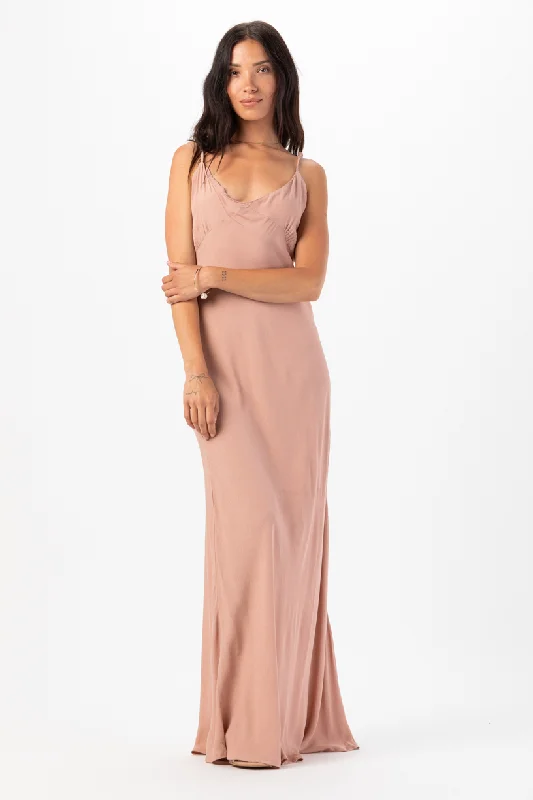 Rosie May Maxi Dress Front Slit Skirt